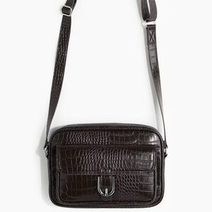 H&M Cross body Bag Faux Crocodile leather
